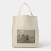Bassie's Beach Bag canvas tas (Achterkant)
