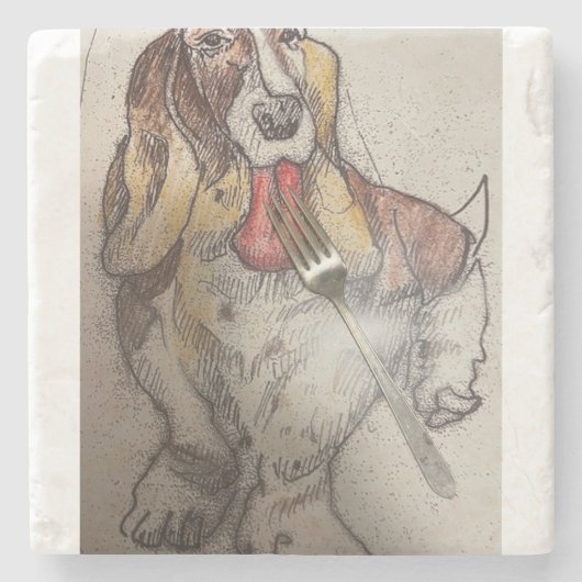 Bassie's Fork Stenen Onderzetter (Voorkant)