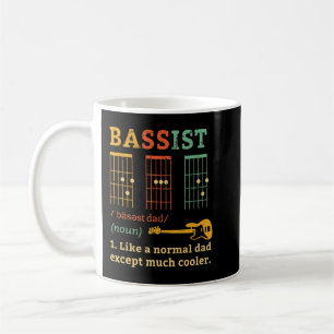 Bassige vader - gitaarkoorden - vaderdag gift de I Koffiemok