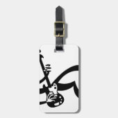 bassin bagagelabel (Voorkant verticaal)