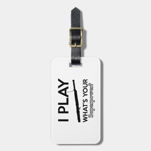 bassin bagagelabel (Voorkant verticaal)