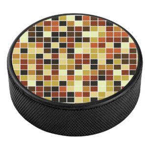 Bassin Tegelwerk, Bruine Mozaïek Tegels, Geometris Hockey Puck