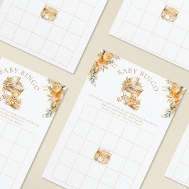 Bassinet Baby shower Bingo spel