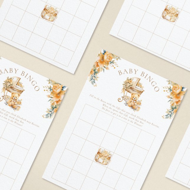 Bassinet Baby shower Bingo spel (Creator heeft geüpload)