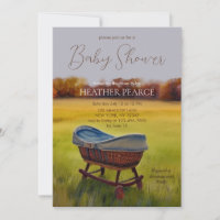  Bassinet Waterverf Herfst Baby shower