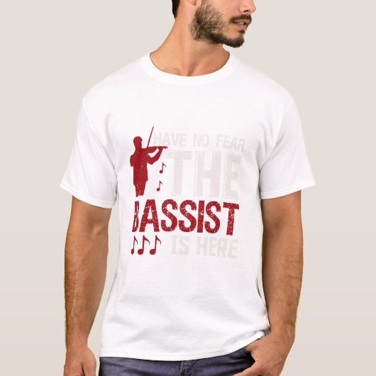 Bassist gift t-shirt (Voorkant)