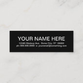 BASSIST (mod-kwadraten) Mini-Visitekaartje Mini Visitekaartje (Achterkant)