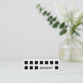 BASSIST (mod-kwadraten) Mini-Visitekaartje Mini Visitekaartje (Staand voorkant)