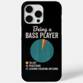 Bassist zijn Grappige basgitarist Case-Mate iPhone Case (Achterkant)