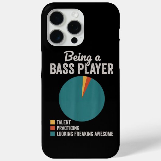 Bassist zijn Grappige basgitarist Case-Mate iPhone Case (Achterkant)