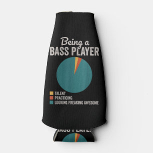 Bassist zijn Grappige basgitarist Flesjeskoeler