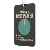 Bassist zijn Grappige basgitarist Luchtverfrisser (Links)