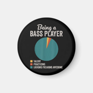 Bassist zijn Grappige basgitarist Magneet