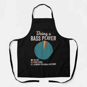 Bassist zijn Grappige basgitarist Schort