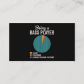 Bassist zijn Grappige basgitarist Visitekaartje (Voorkant)