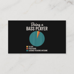 Bassist zijn Grappige basgitarist Visitekaartje