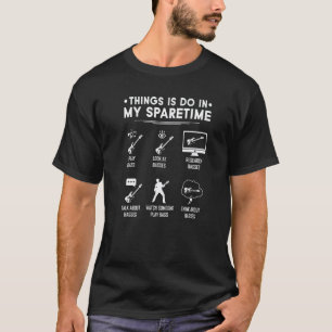 Bassisten Sparetime Elektrische Basgitaar Spelers T-shirt