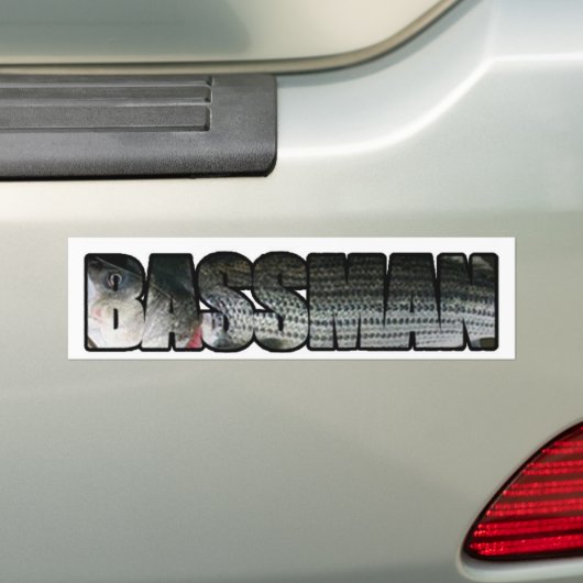 Bassman Bumpersticker (Op auto)