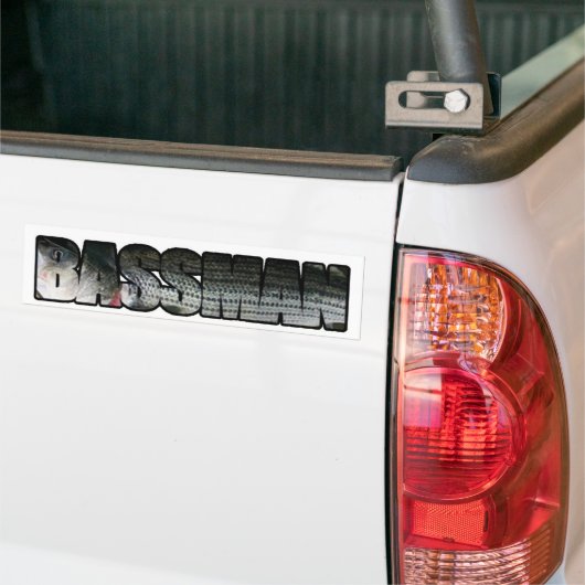 Bassman Bumpersticker (Op Truck)