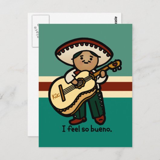 bassnotes. briefkaart (Voorkant / Achterkant)