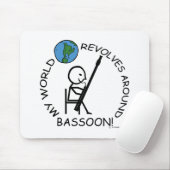 Basson - de wereld revolt rond muismat (Met muis)