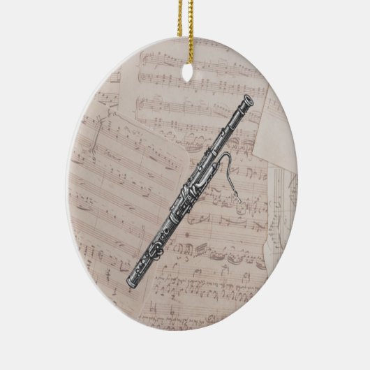 Basson Kerstfeestdag Ornament (Rechts)