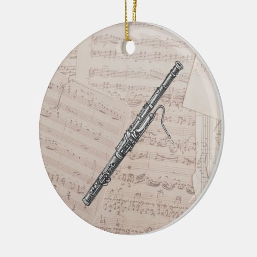 Basson Kerstfeestdag Ornament (Links)