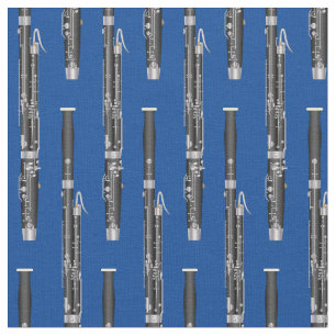 Basson Music Musician Room Decor Blue Stof