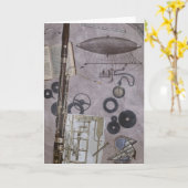 Basson of later Steampunk Carnival Kaart (Gele Bloem)