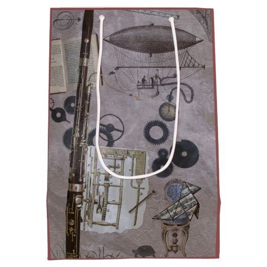 Basson of later Steampunk Carnival Medium Cadeauzakje (Achterkant)