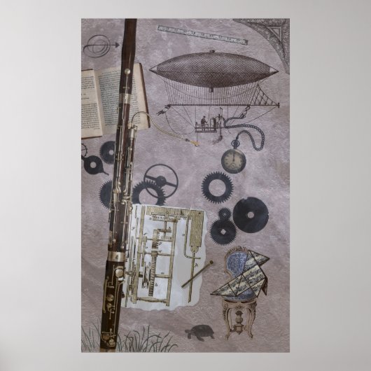 Basson of later Steampunk Carnival Poster (Voorkant)