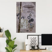 Basson of later Steampunk Carnival Poster (Thuiskantoor)
