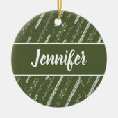 Basson Player Musician Gift Custom Keramisch Ornament (Voorkant)