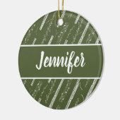 Basson Player Musician Gift Custom Keramisch Ornament (Links)