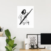 Basson Player Poster (Thuiskantoor)
