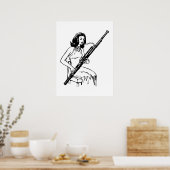 Basson Player Poster (Keuken)
