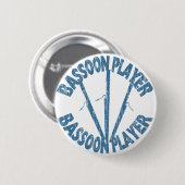 Basson Player Ronde Button 5,7 Cm (Voorkant /achterkant)