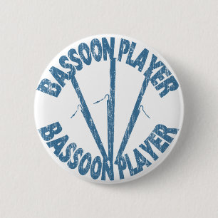 Basson Player Ronde Button 5,7 Cm