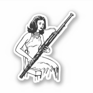 Basson Player Sticker
