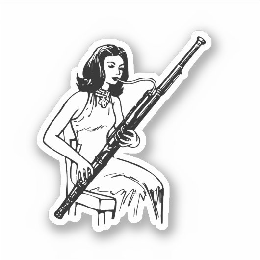Basson Player Sticker (Voorkant)