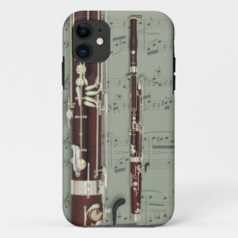Basson & vel muziektelefoon draagtas. Kies kleur iPhone 11 Hoesje
