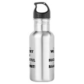 Basson Wealthy & Succesvol Waterfles (Achterkant)