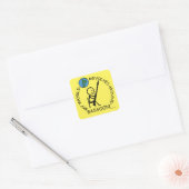 Basson - World Revolves around Square Sticker (Envelop)