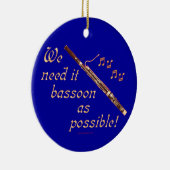 Basson zo mogelijk keramisch ornament (Rechts)