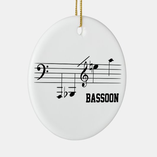 Bassonafspeelbereik Keramisch Ornament (Rechts)