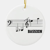 Bassonafspeelbereik Keramisch Ornament (Voorkant)