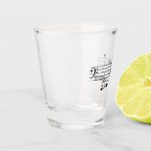 Bassonafspeelbereik Shot Glas (Links)