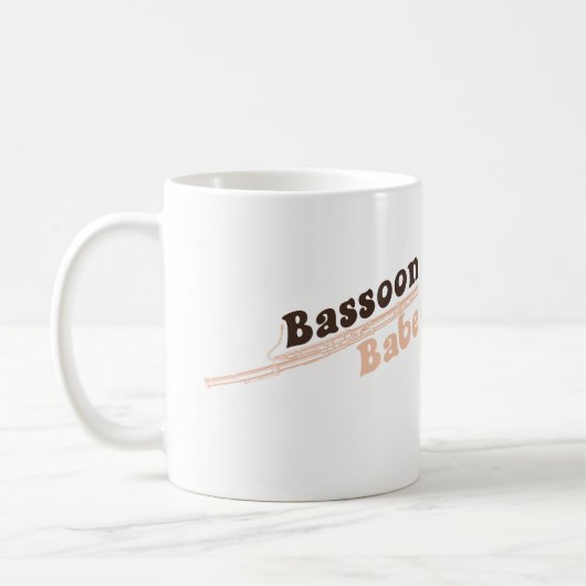 Bassoon Babe Koffiemok (Links)
