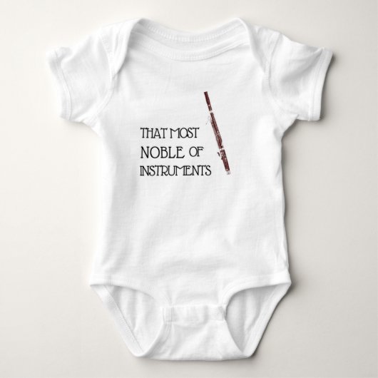 Bassoon Baby Bodysuit (Voorkant)