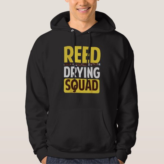 Bassoon Bassoonist Reed Drying Squad Hoodie (Voorkant)